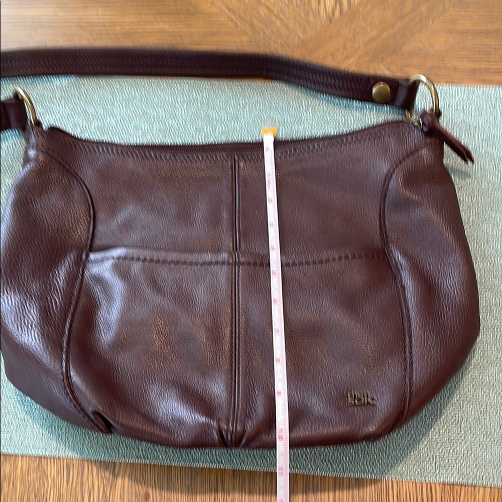The Sak Brown Leather Shoulder Bag - Picture 8 of 10